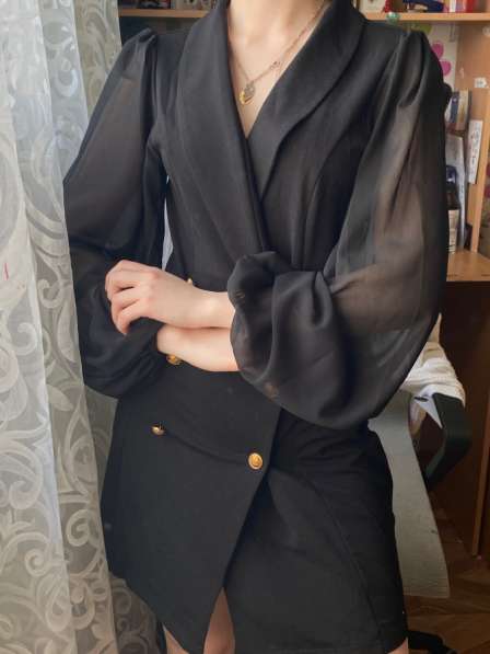Черное Платье-пиджак shein (s) в Москве фото 4