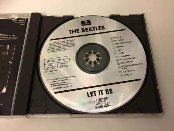 The Beatles / Let It Be / 1987 CD mint в Москве фото 6