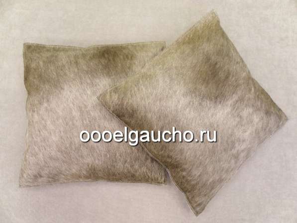 Декоративные подушки из шкур коров, лисы и чернобурки в Москве фото 12
