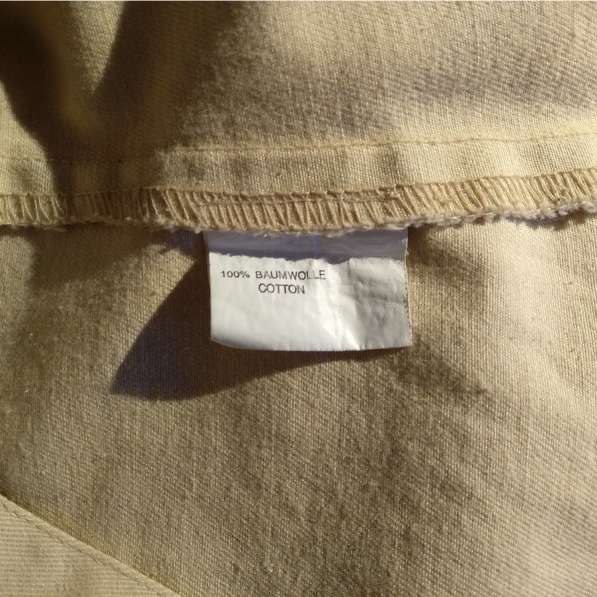 Джинсовая куртка бежевая женская винтажная, размер 40-42 в Красноярске фото 3