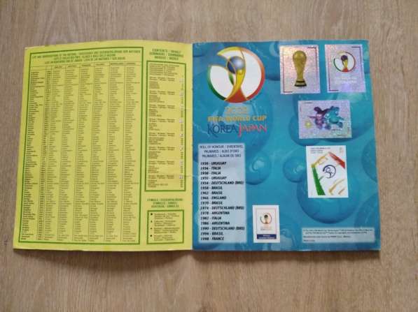 Panini Заполненный альбом Чемпионат мира 2002 в Москве фото 7