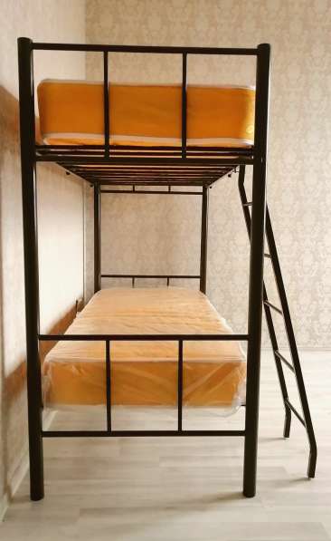 Кровати на металлокаркасе, двухъярусные, односпальные в Севастополе фото 3