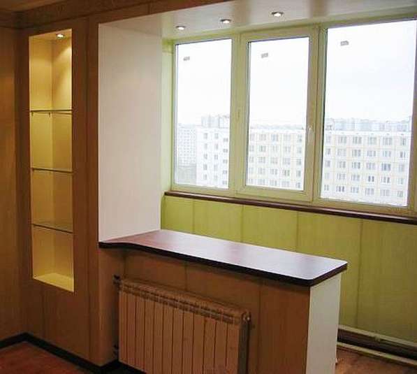 Совмещаем лоджию или балкон с комнатой — увеличиваем полезно в Сергиевом Посаде фото 4