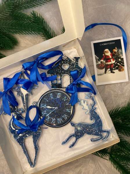 Ёлочные игрушки из эпоксидной смолы