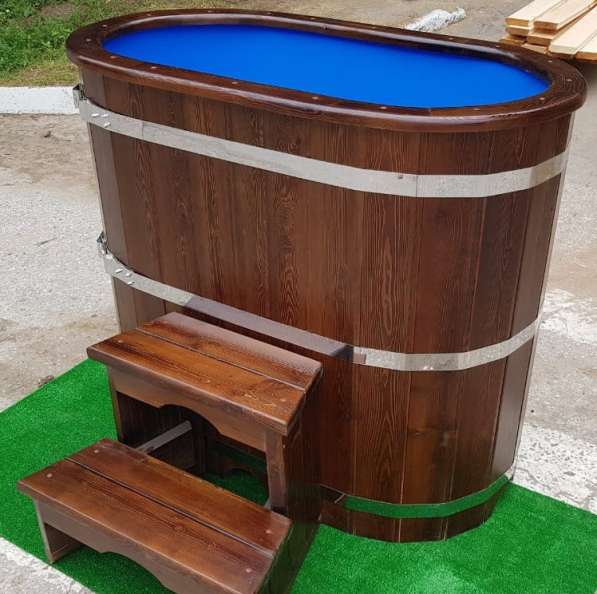 Купель дубовая с пластиковым вкладышем в Санкт-Петербурге фото 5