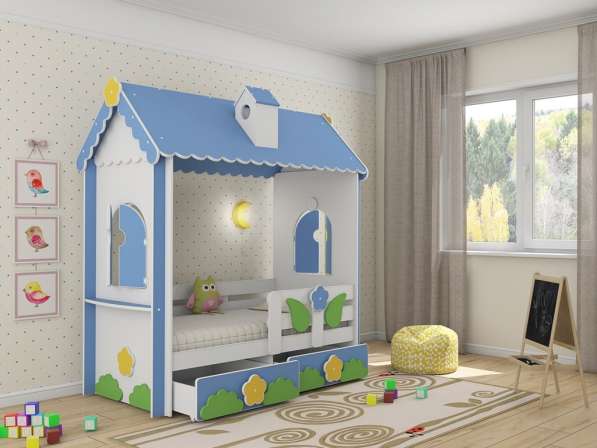 Детская мебель для детской комнаты - кровать Домик в Москве фото 3
