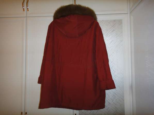 Куртка красно-коричневая, Финляндия, 60 размер в Санкт-Петербурге фото 4