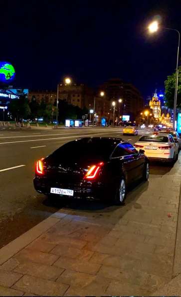 Прокат и Аренда чёрного JAGUAR XJ LONG в Зеленограде фото 3