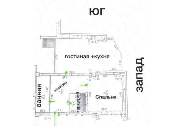 Продам двухкомнатную квартиру в Ростов-на-Дону.Жилая площадь 60 кв.м.Этаж 16.Дом кирпичный. в Ростове-на-Дону фото 3