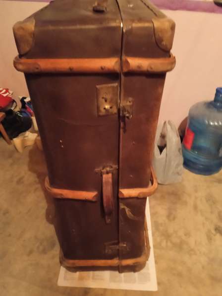 Старинный каретный чемодан фирма Echl Vulkanfiber