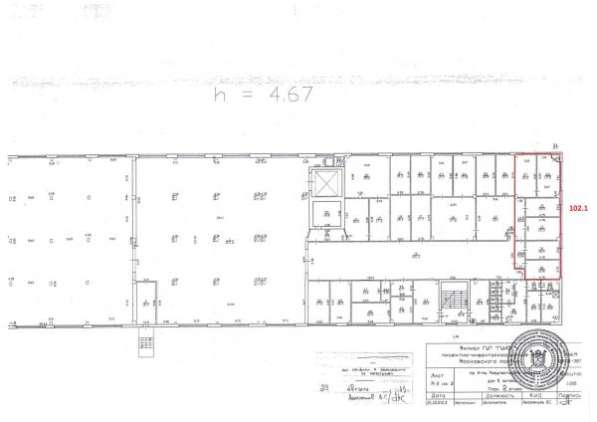 Офис 102 м2, м.Московская в Санкт-Петербурге фото 4