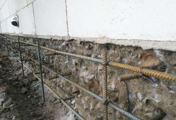 Полное восстановление, укрепление старых фундаментов в фото 15