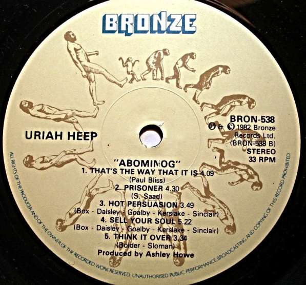 Пластинка виниловая Uriah Heep - Abominog (UK) в Санкт-Петербурге