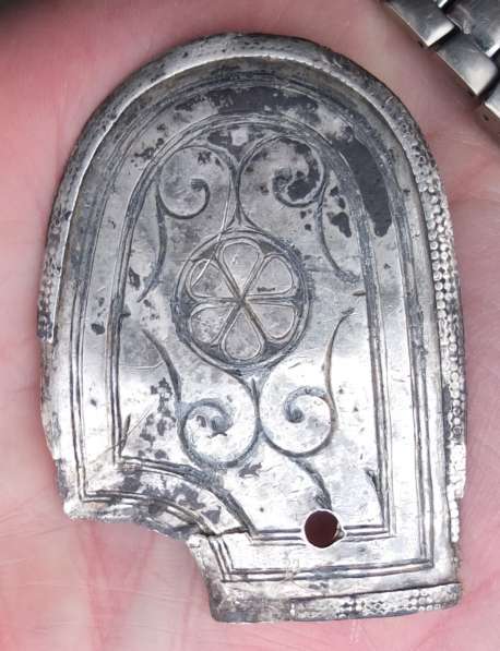 Серебряная накладка на навершие рукояти шашки, царская Росси в Ставрополе фото 3