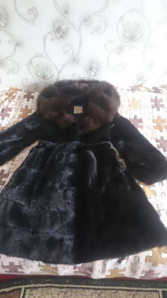 Шуба норковая, капюшон из соболя, 42-44 размер в Краснодаре