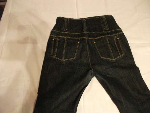 Синие джинсы с завышенной талией. Размер 27 в Александрове фото 3