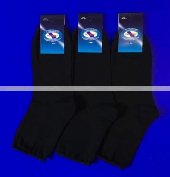 Носки женские без резинки укороченные Н-210 черного цвета