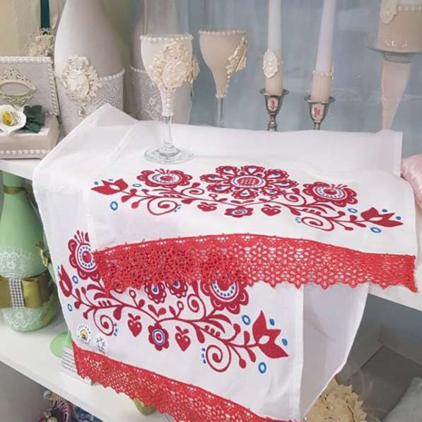 Рушник свадебный с вышивкой в Сургуте