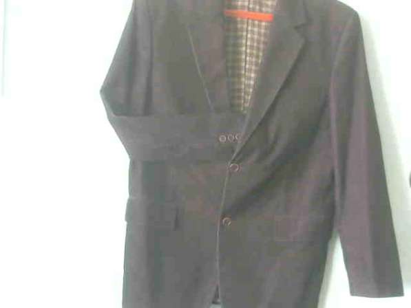 Пиджак темно-вишневый вельвет 52р