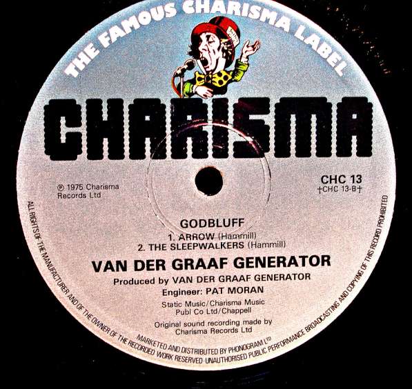 Пластинка виниловая Van Der Graaf Generator – Godbluff в Санкт-Петербурге фото 3