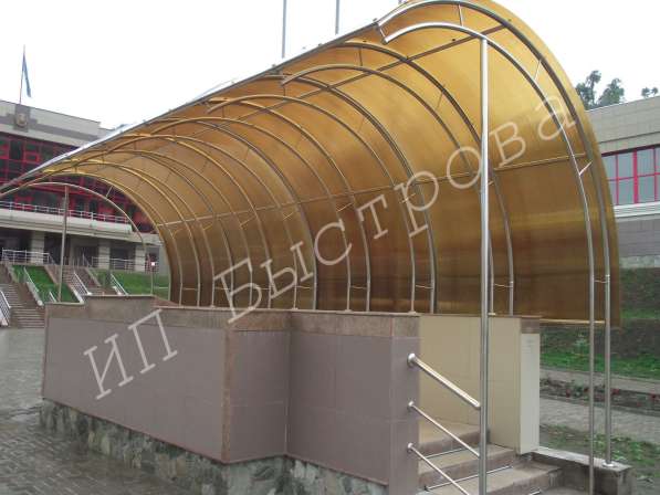 Перила из нержавеющей стали в фото 32