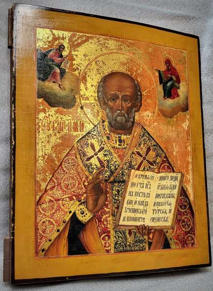Старинный образ святителя Николая Мир Ликийских Чудотворца в Санкт-Петербурге фото 20