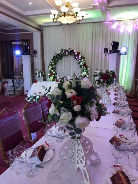 Украшение зала на свадьбе в Таганроге фото 19