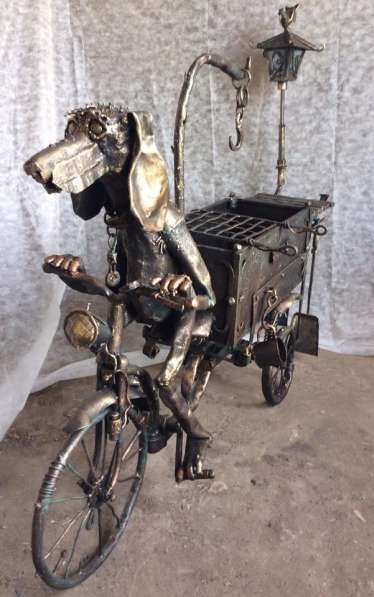 Мангал - скульптура в фото 6