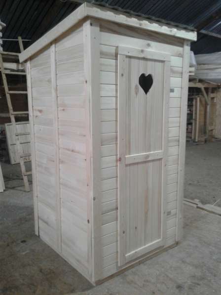 Дачный деревянный туалет в Череповце фото 5