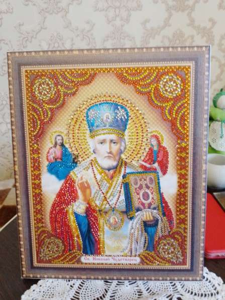 Алмазная мозаика икона на заказ в Челябинске фото 7