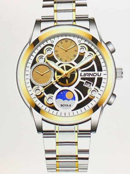 Великолепные мужские качественные часы, белое с золотом в Екатеринбурге