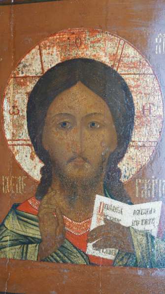 Икона Спас с предстоящими, Россия, XVII