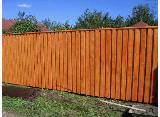 Деревянный забор