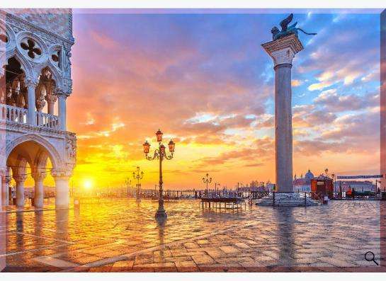 Картина на холсте: Восход в Венеции"