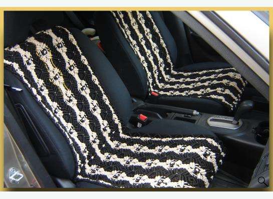 Плетеная накидка на сиденье автомобиля в Коврове фото 4
