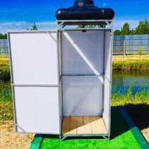 Кабина уличного душа с баком, в Раменское