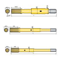 Хвостовик аналог Atlas Copco COP 3060ME, COP 3060MEX, в г.Баку