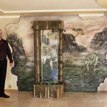 Водопады по стеклу от дизайн студии Романа Москаленко, в г.Черновцы