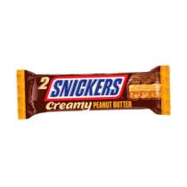 Шоколадный батончик Snickers Creamy Peanut Butter Single 36, в Москве
