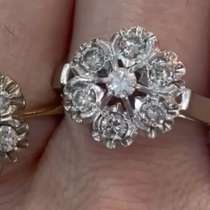 Золотое кольцо с бриллиантами малинка, в г.Уилмингтон