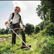 Покос травы, в Истре