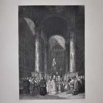 «Интерьер кафедрального Успенского Собора в Москве». 1830-е, в Санкт-Петербурге