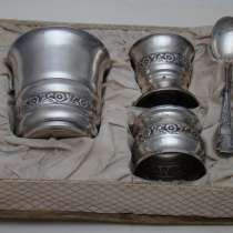 Набор для завтрака старинный 4шт (W407), в Москве