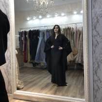Черное вечернее платье 40 размер, в Москве