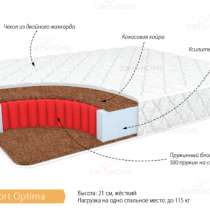 Матрац Комфорт Оптима 900х2000, в Кемерове