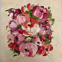 Картина маслом. Цветы, в Москве