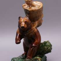 Статуэтка "Маша и медведь", Гж, в Москве