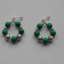 Эффектные серьги с говлитом, в Санкт-Петербурге