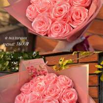 Букеты для нее из атласных лент, в Москве