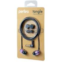 Наушники проводные Perfeo TANGLE фиолетовые PF-TNG-BLK/VLT, в г.Тирасполь